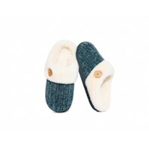 NWT Evshine Warm Knit House Slippers for Women Comfy Wool-Like Lined size 10/11